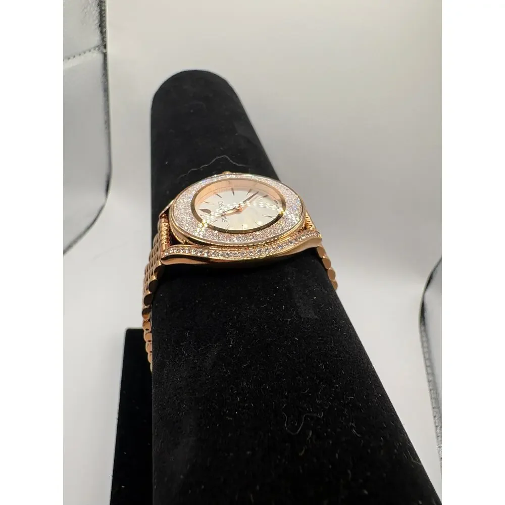 Swarovski Crystalline Oval Rose Gold Crystal Watch New With Tags